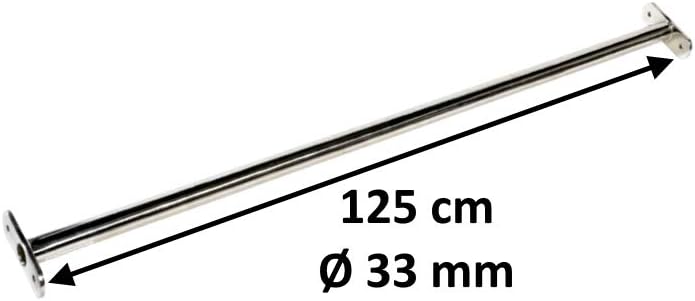 Turnstange, Edelstahl; 125 cm (1er pack)