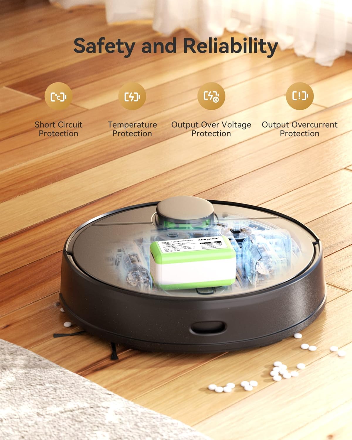 Ersatzakku für eufy RoboVac, mit Schraubendreher
