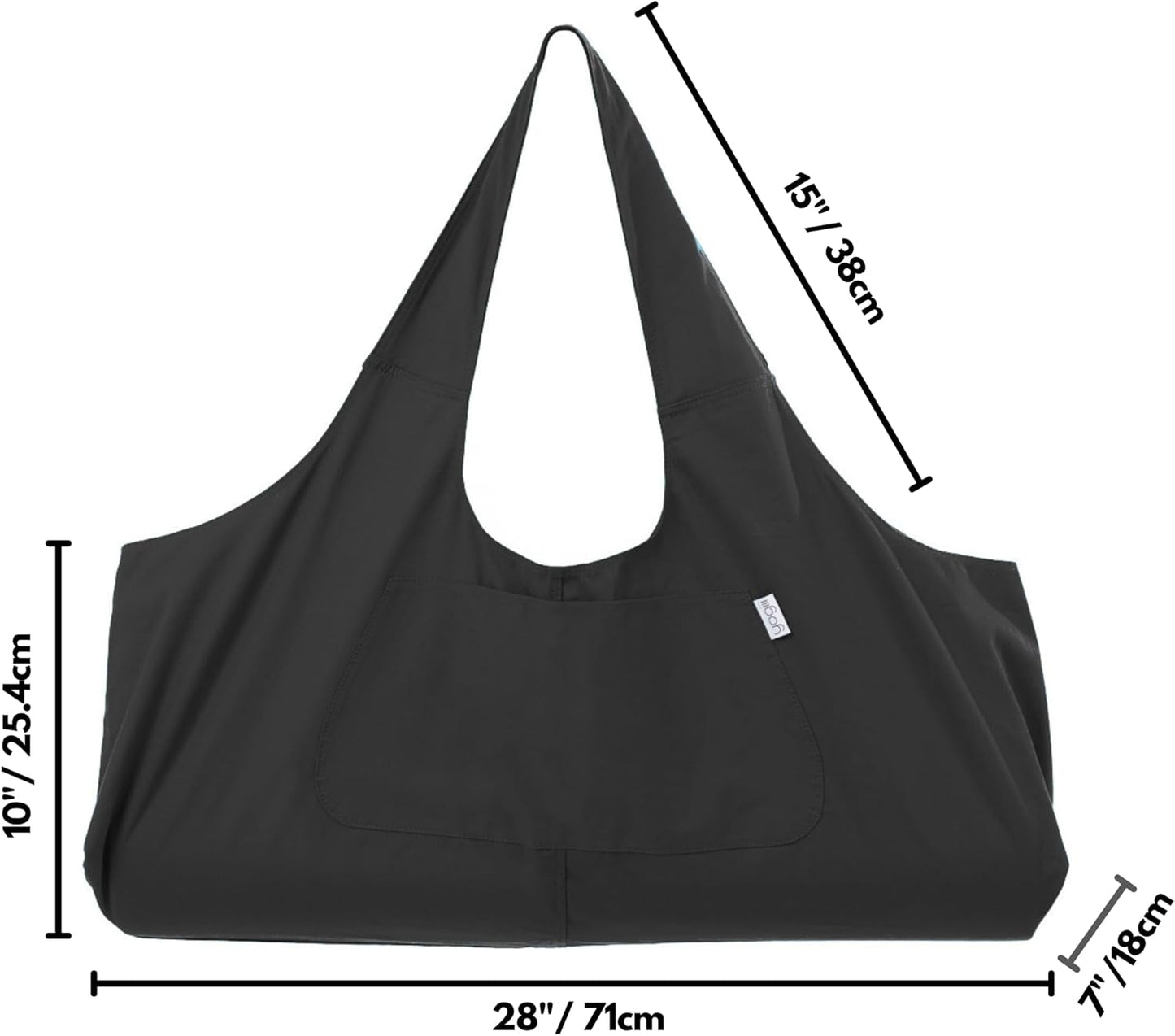 Yogatasche, Obsidianschwarz