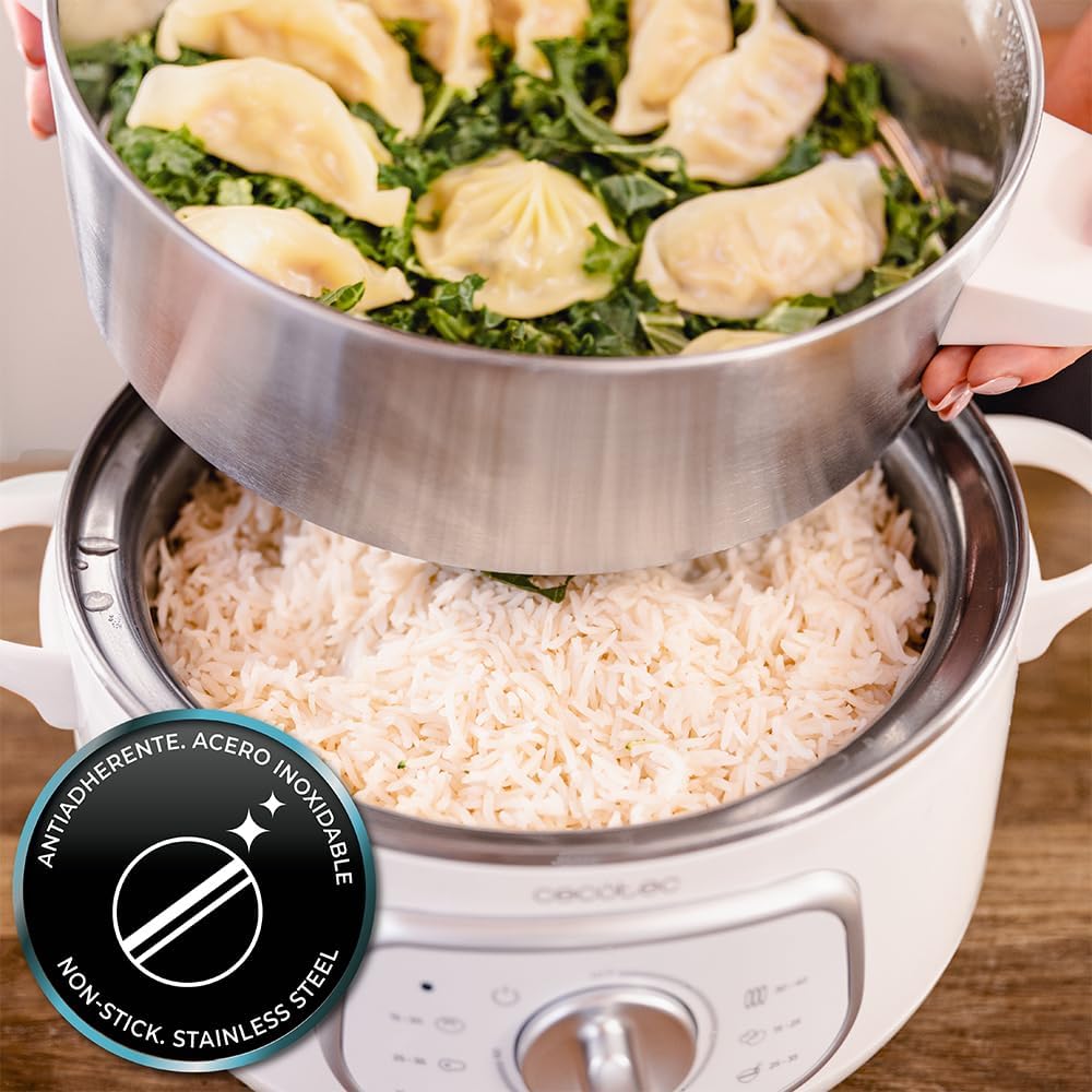 Elektrischer Dampfgarer Vapovita Steelpot 10L
