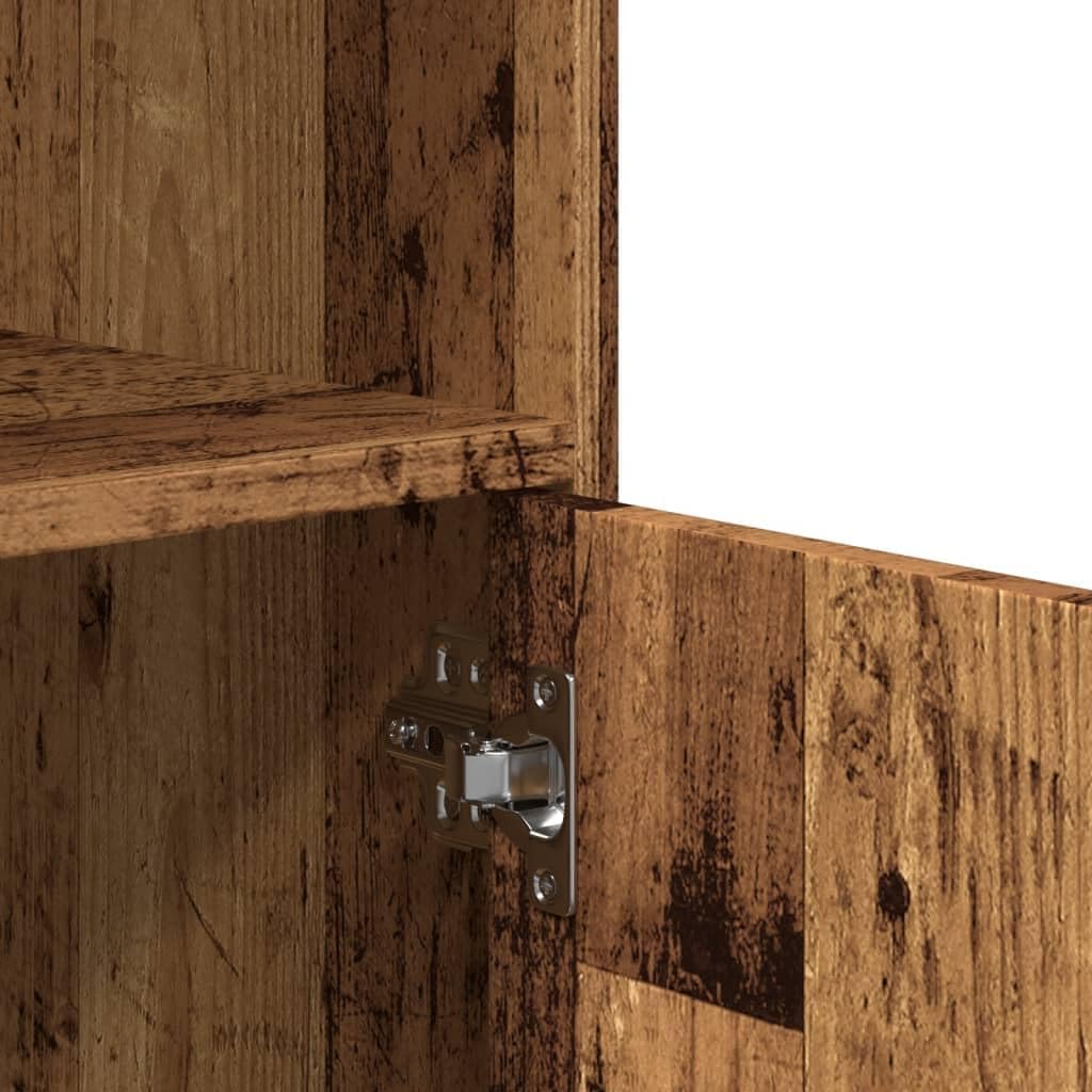 Rollschrank in Altholz-Optik, Altholz