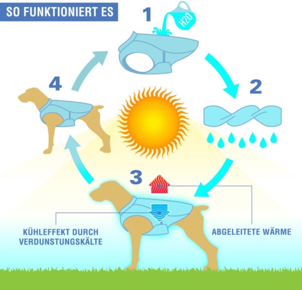 Kühlweste für Hunde, L