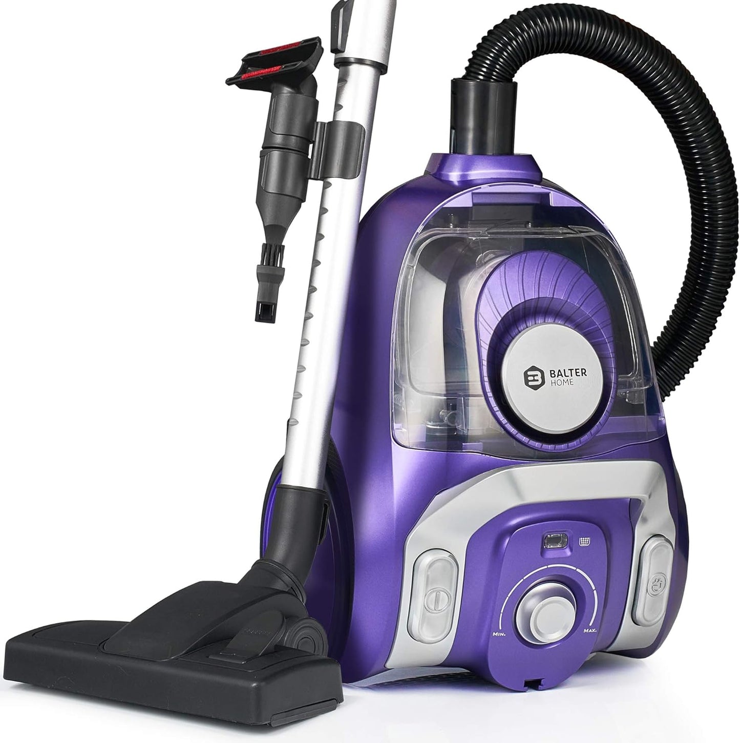 Orion X3 beutelloser Staubsauger mit Zyklon-Technologie, Lila