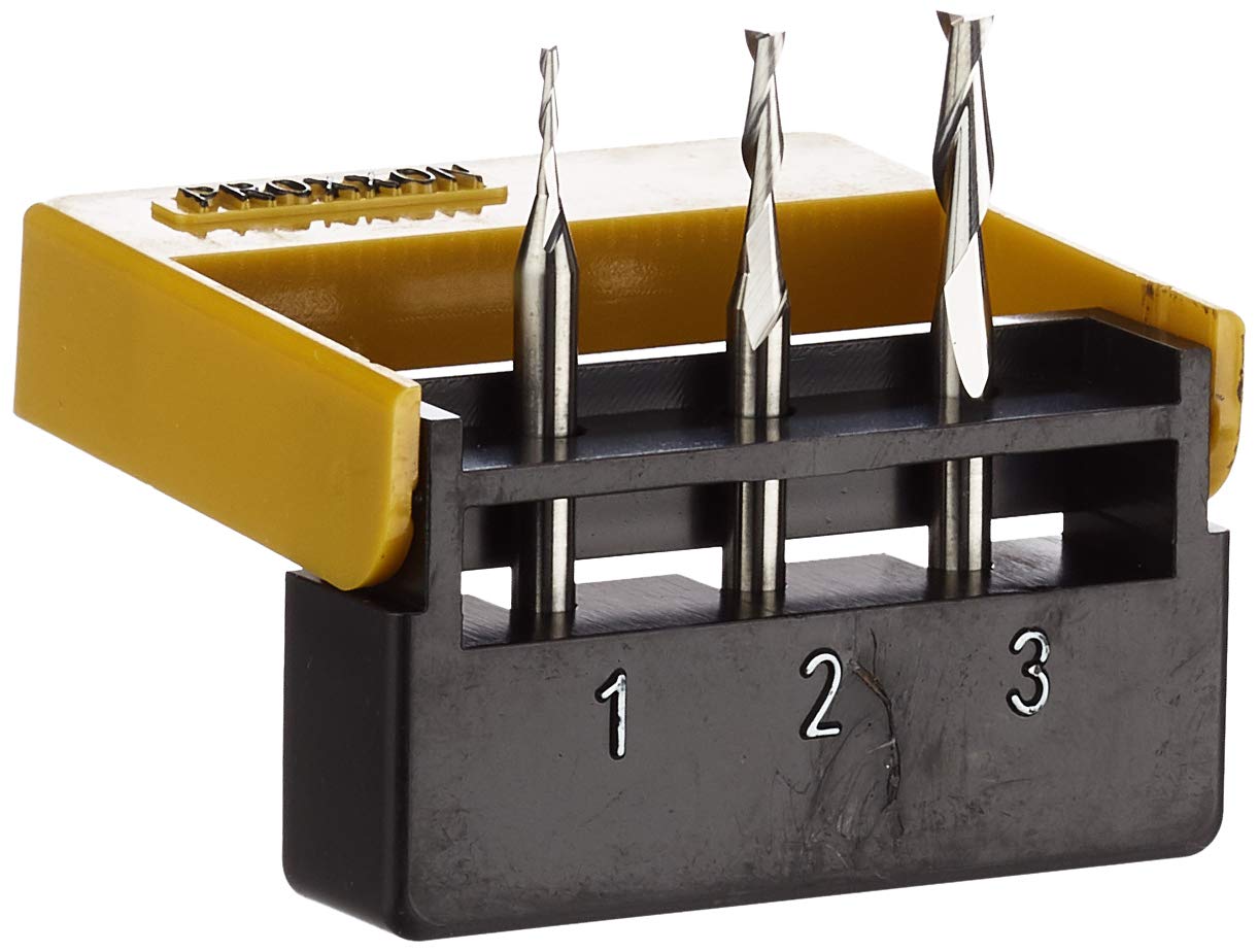 Vollhartmetall Schaftfräser-Set, 3 mm