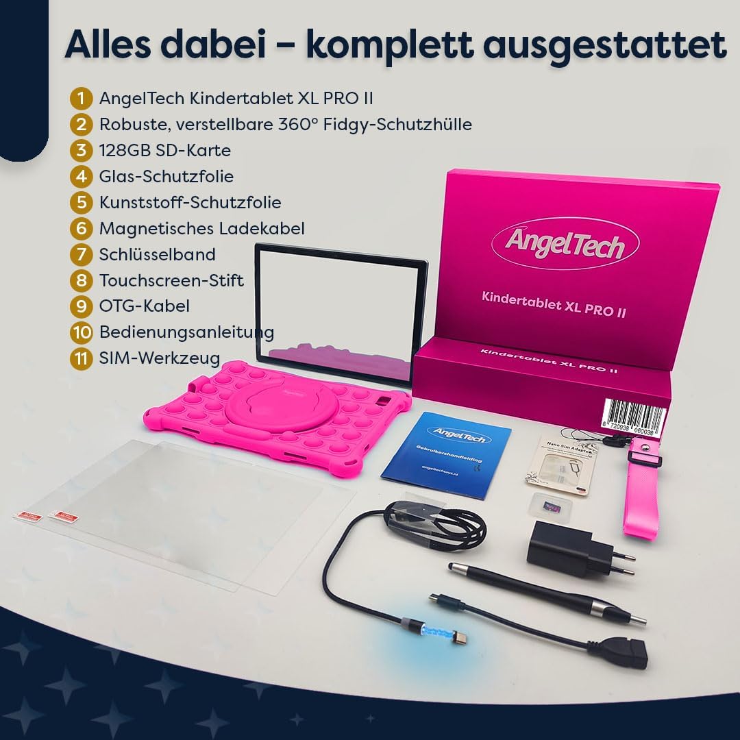 Tablet für Kinder XL Pro II, Rosa
