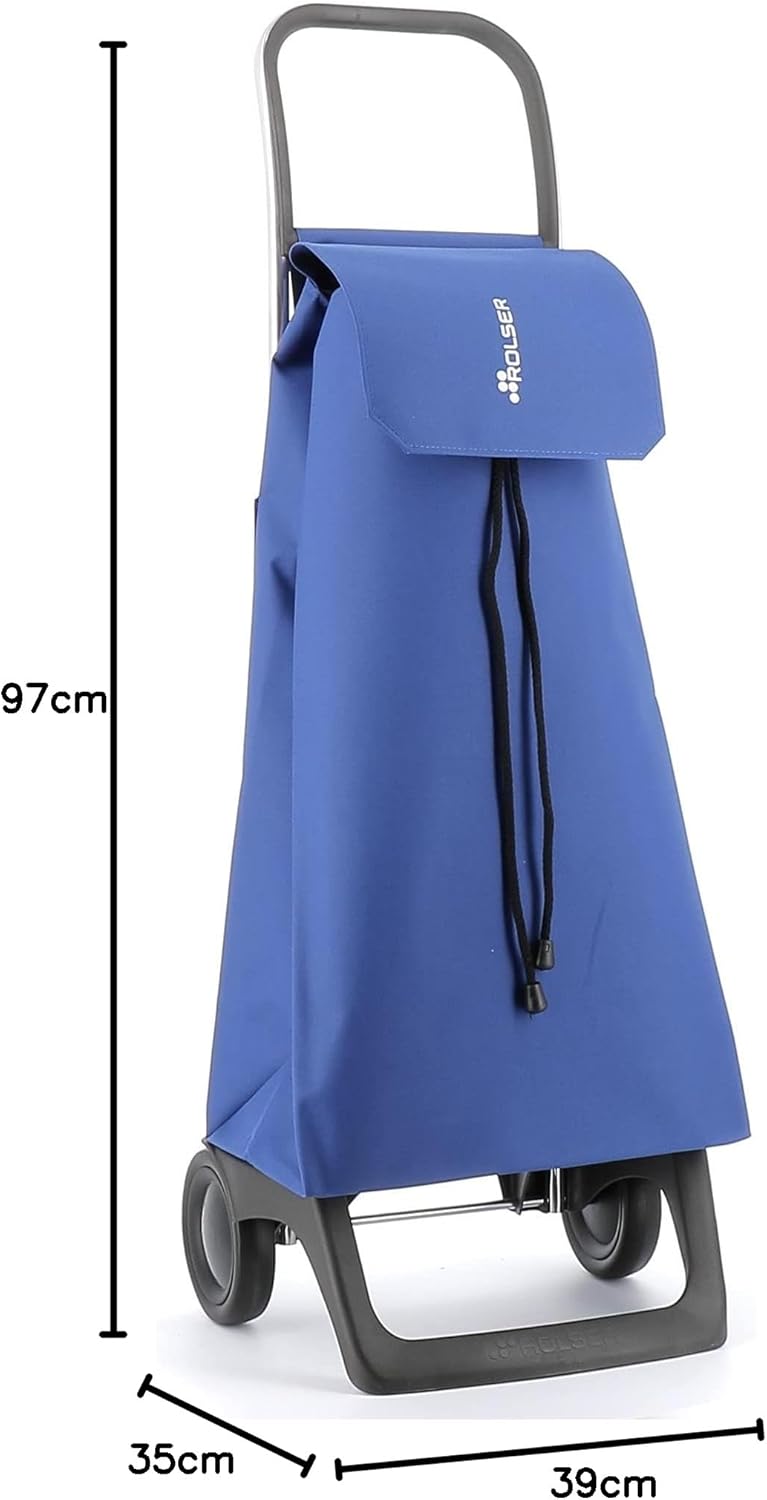 Einkaufstrolley Jet LN mit 2 Rädern, Blau