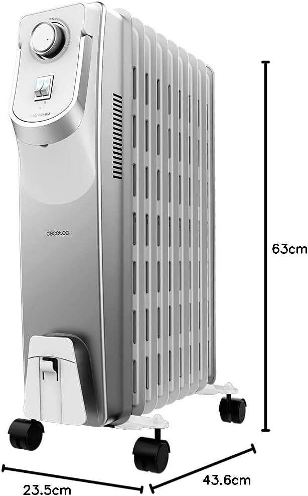 Öl-Radiator ReadyWarm 9000 Space 360º, 6.8 x 45 x 16 cm Weiss