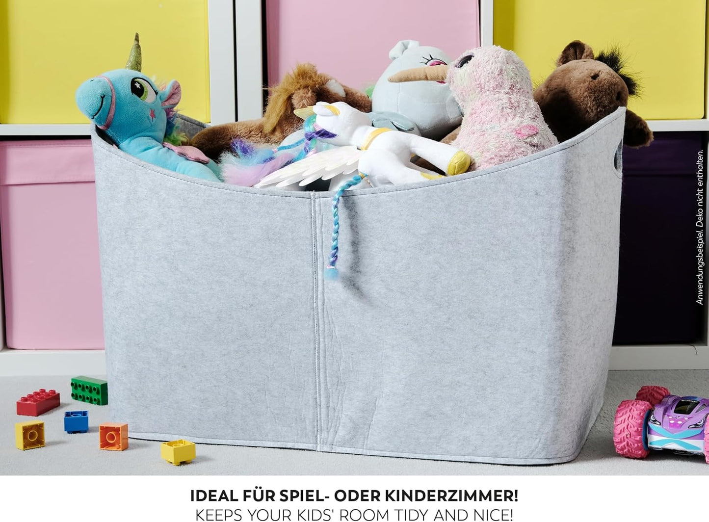 Kaminholztasche, Grau