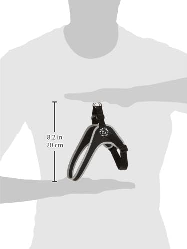 R253N Easy Fit Classic Hundegeschirr, 2,5 cm / Schwarz