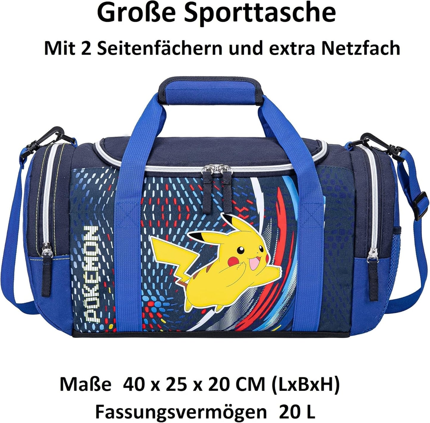 Pokemon Schulranzen, 10-teiliges Set