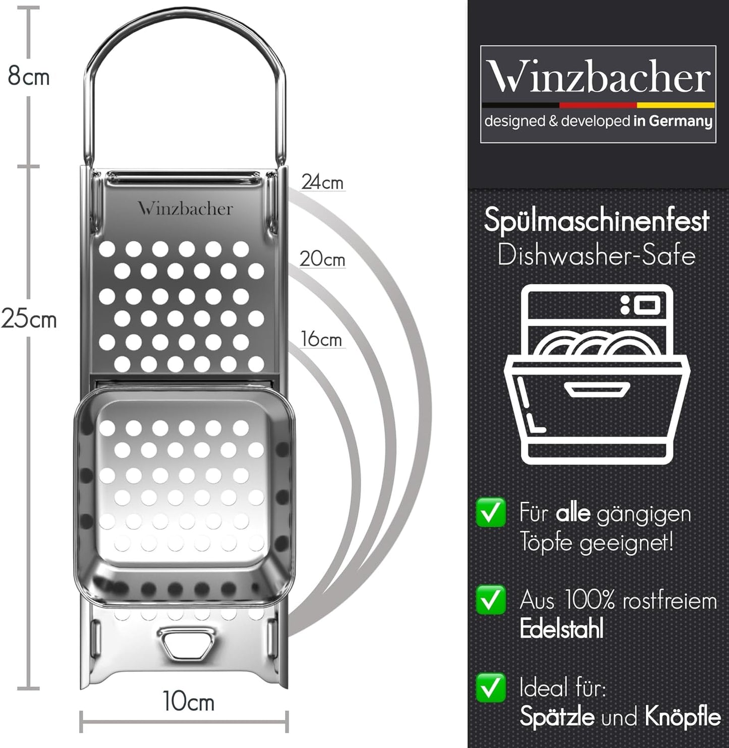 Spätzlehobel, 1 X Spätzlehobel