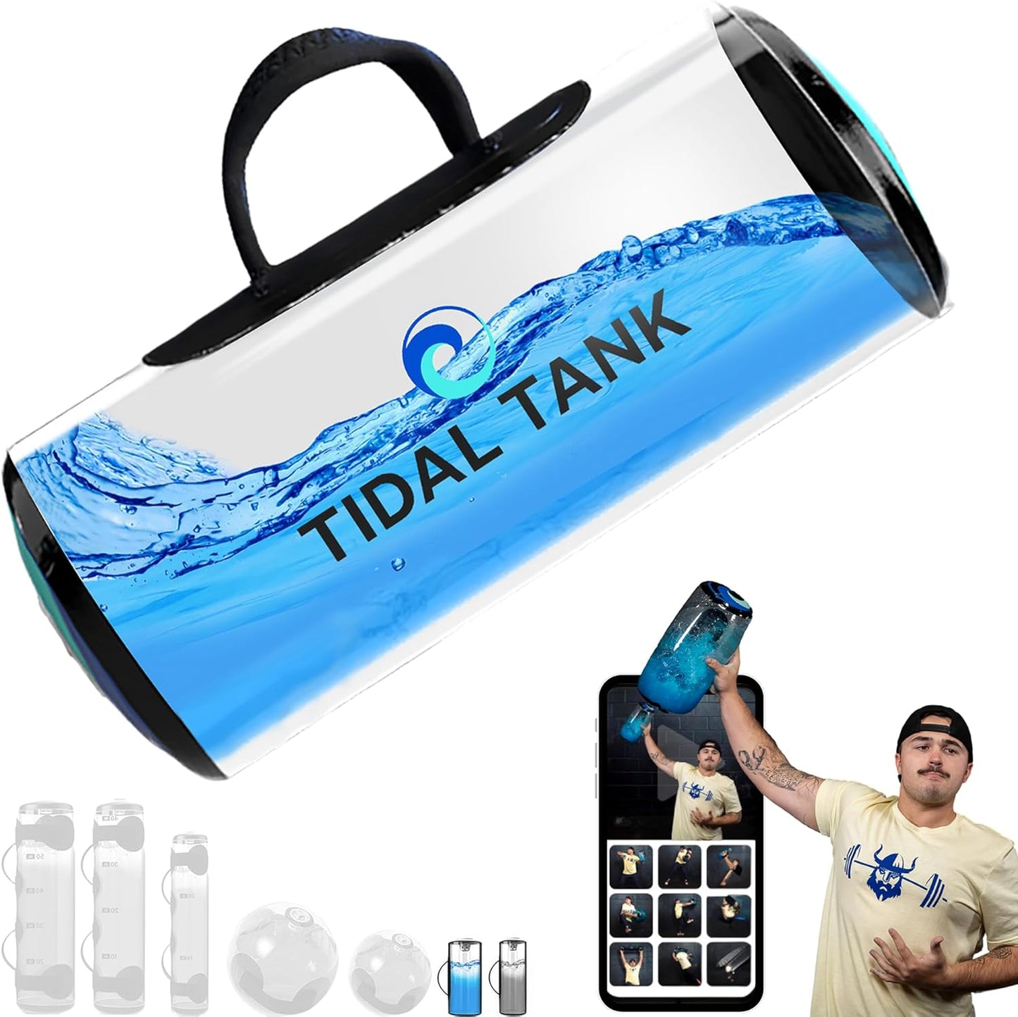 Aquabag - Training mit Wassergewicht, Kettletank-5kg