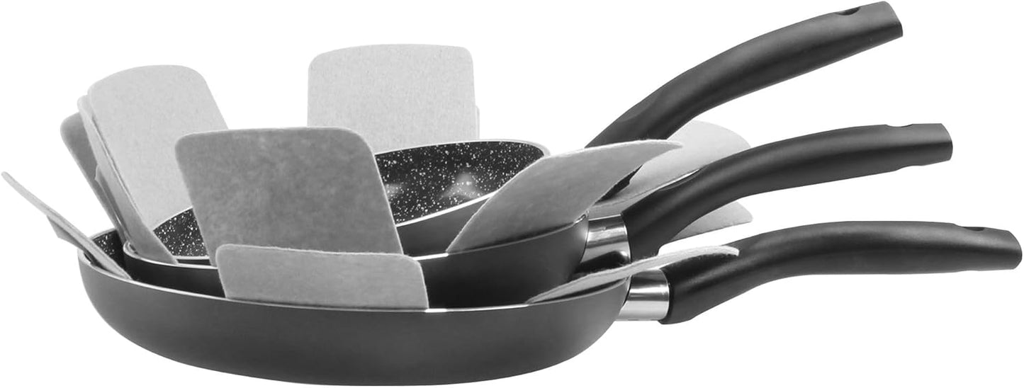 Keramik Kochgeschirr-Set (16-teilig, induktionsgeeignet), Grau 16 tlg.