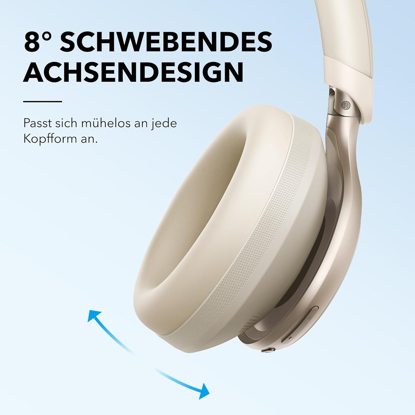Space One Over-Ear Kopfhörer, cafe latte