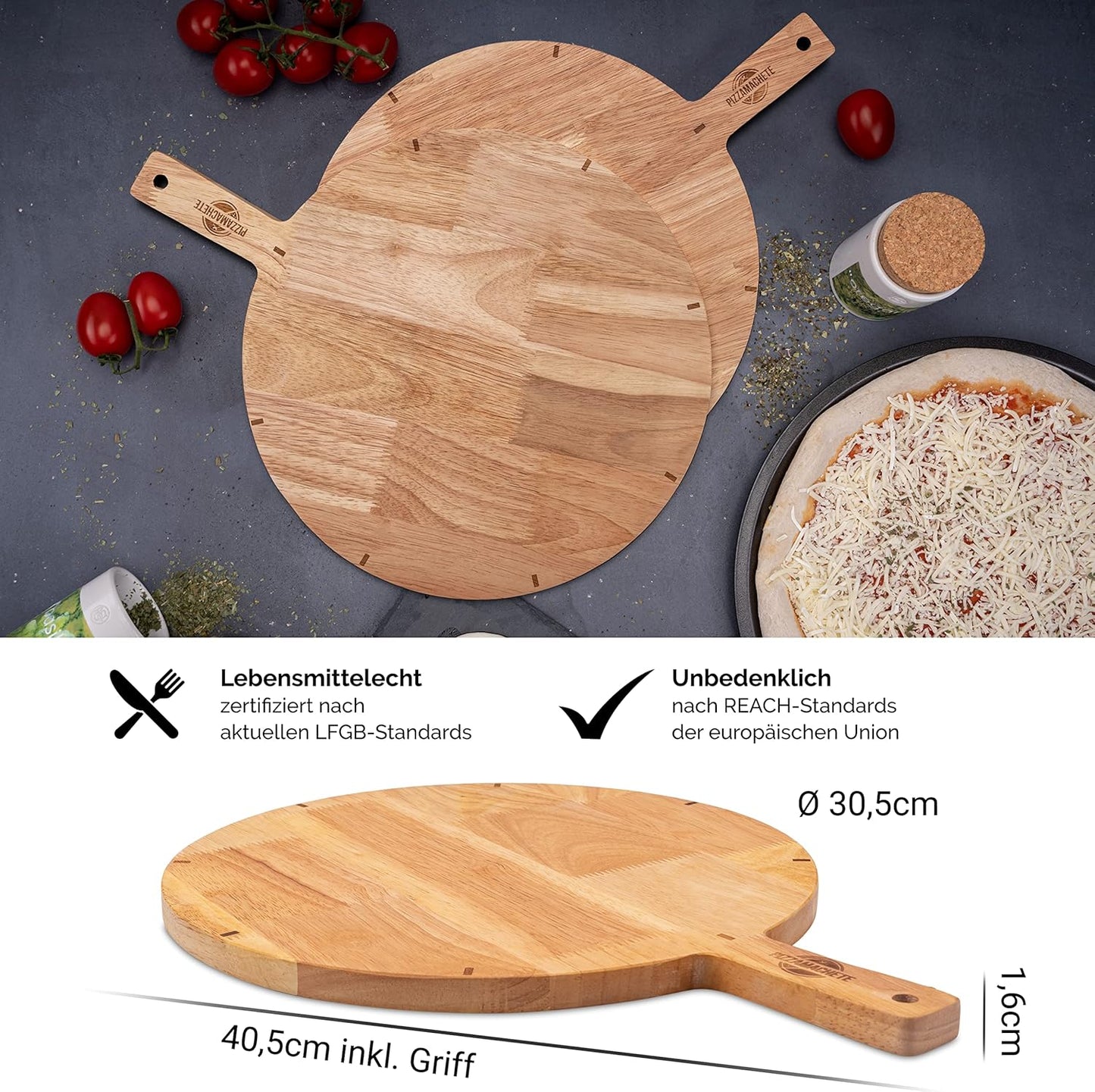 2-teiliges Pizzateller-Set