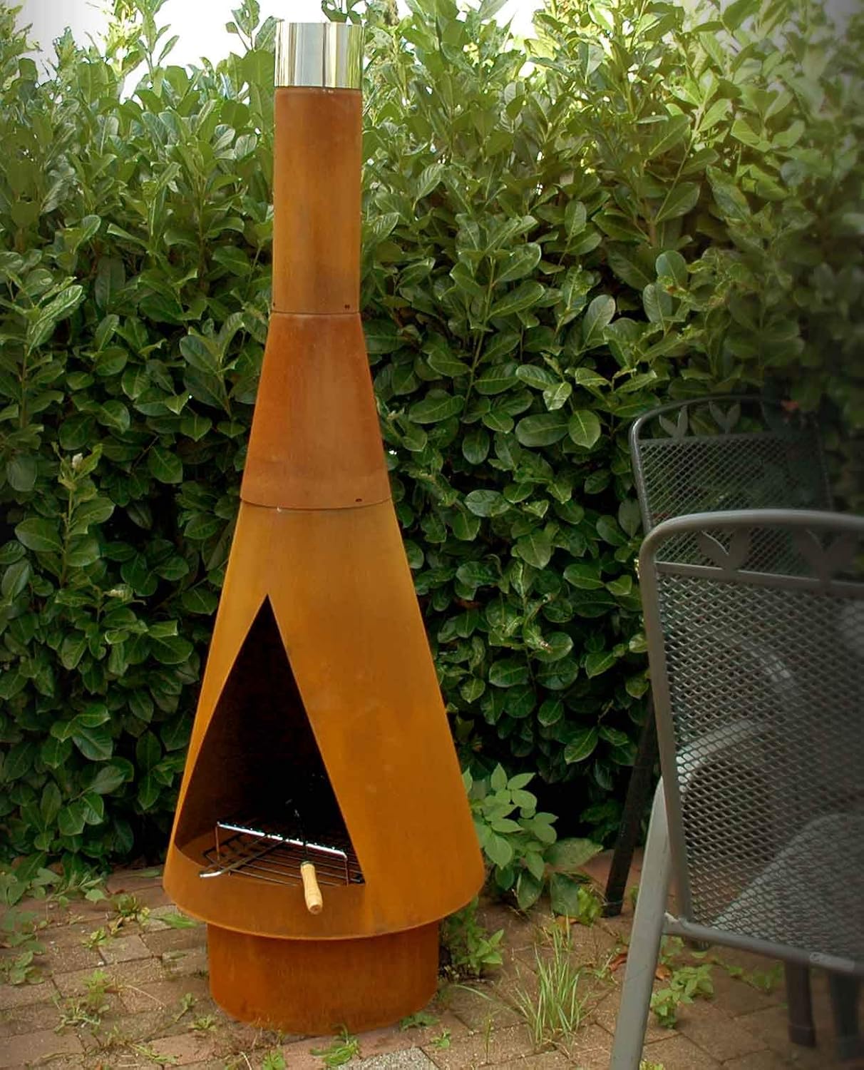 Corten Terrassen-Ofen, XL 160cm Corten