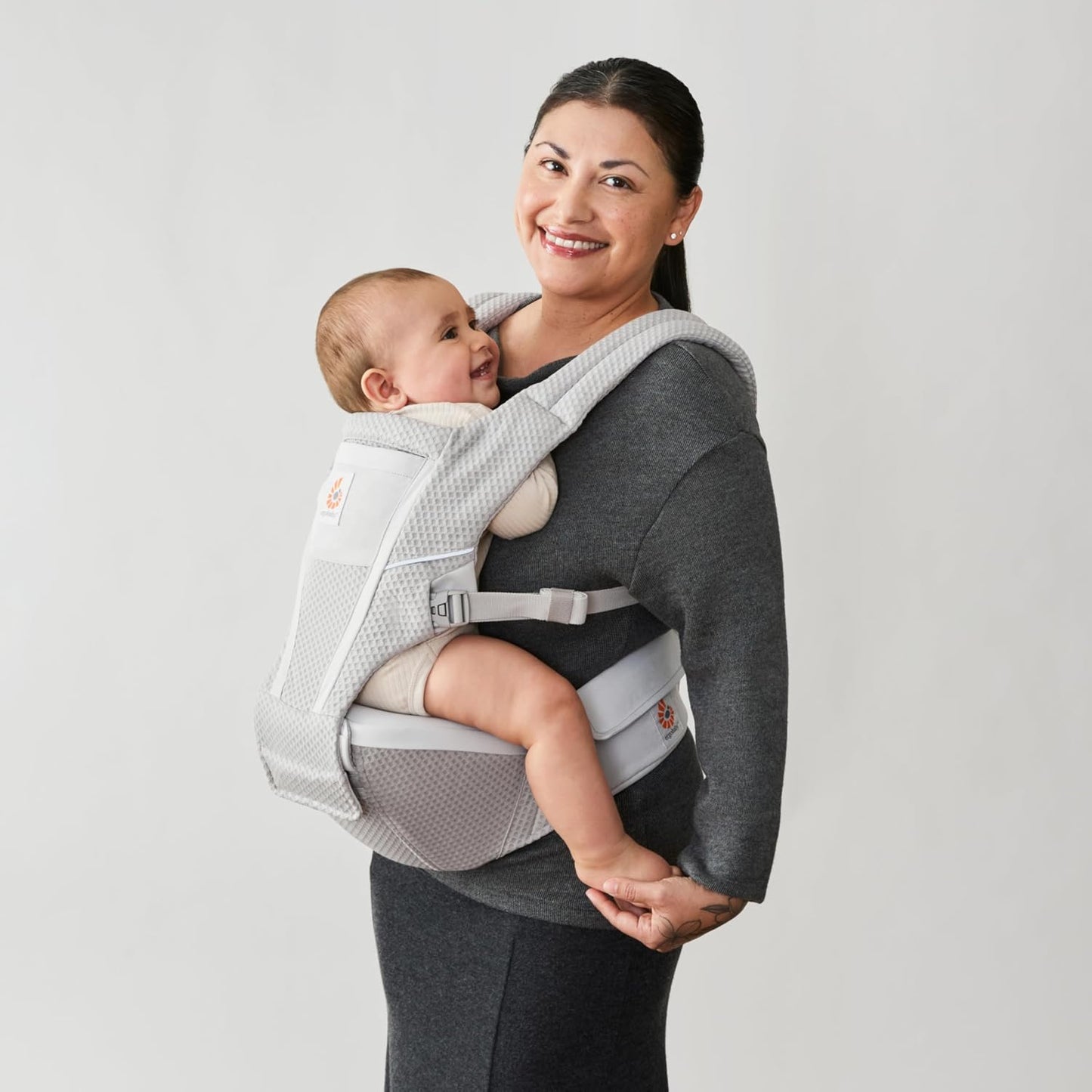 Alta Hüftsitz Babytrage, Alta Hip Seat Perlgrau