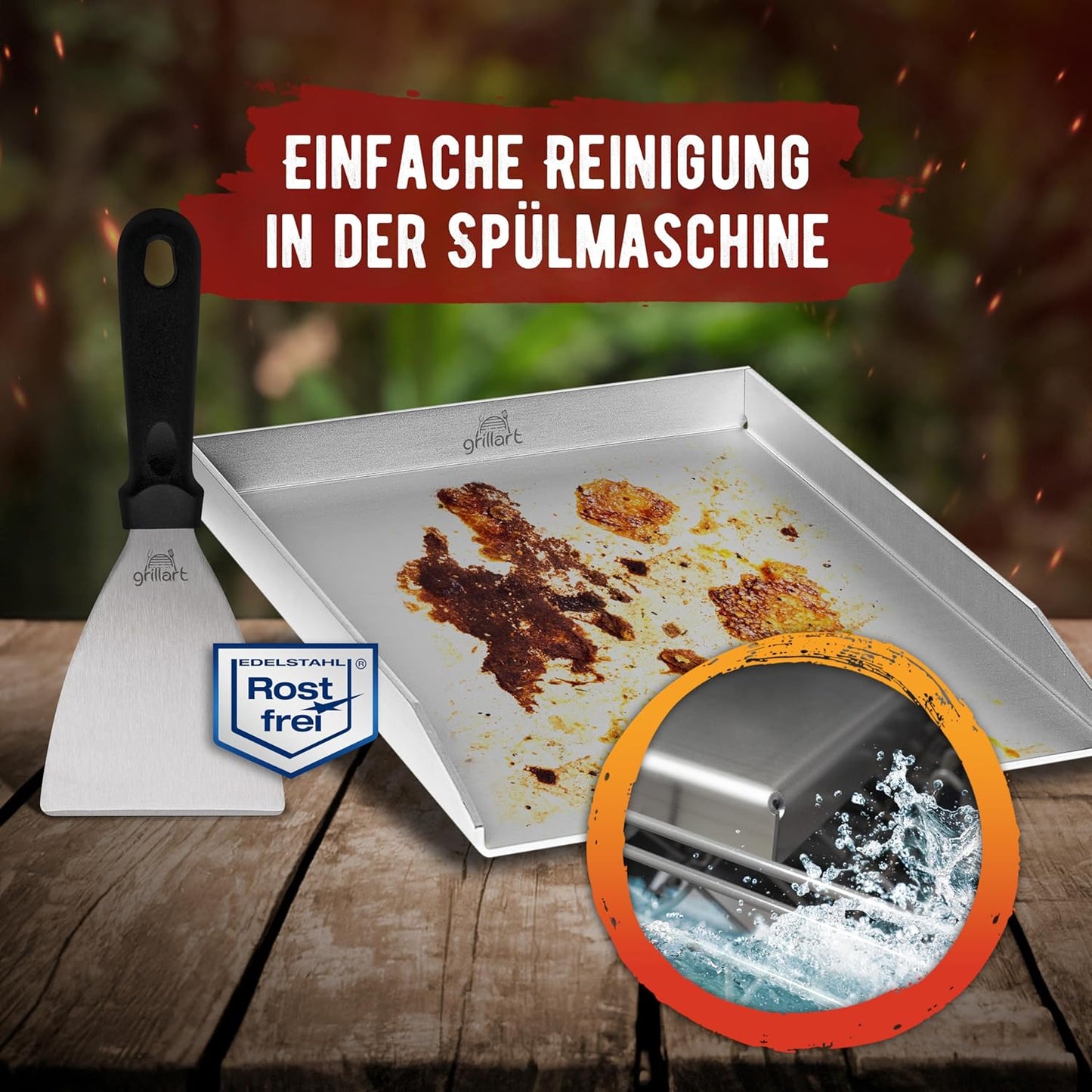 Plancha Grillplatte, 30x40cm - Universalgrösse