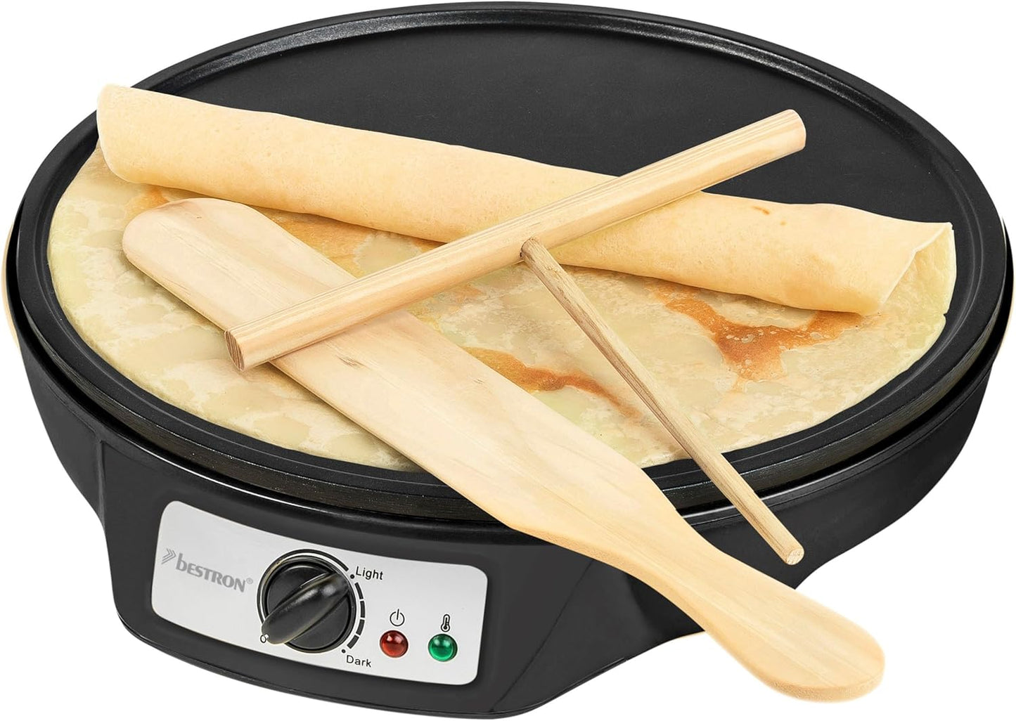 Crêpes Maker im Retro Design, Schwarz