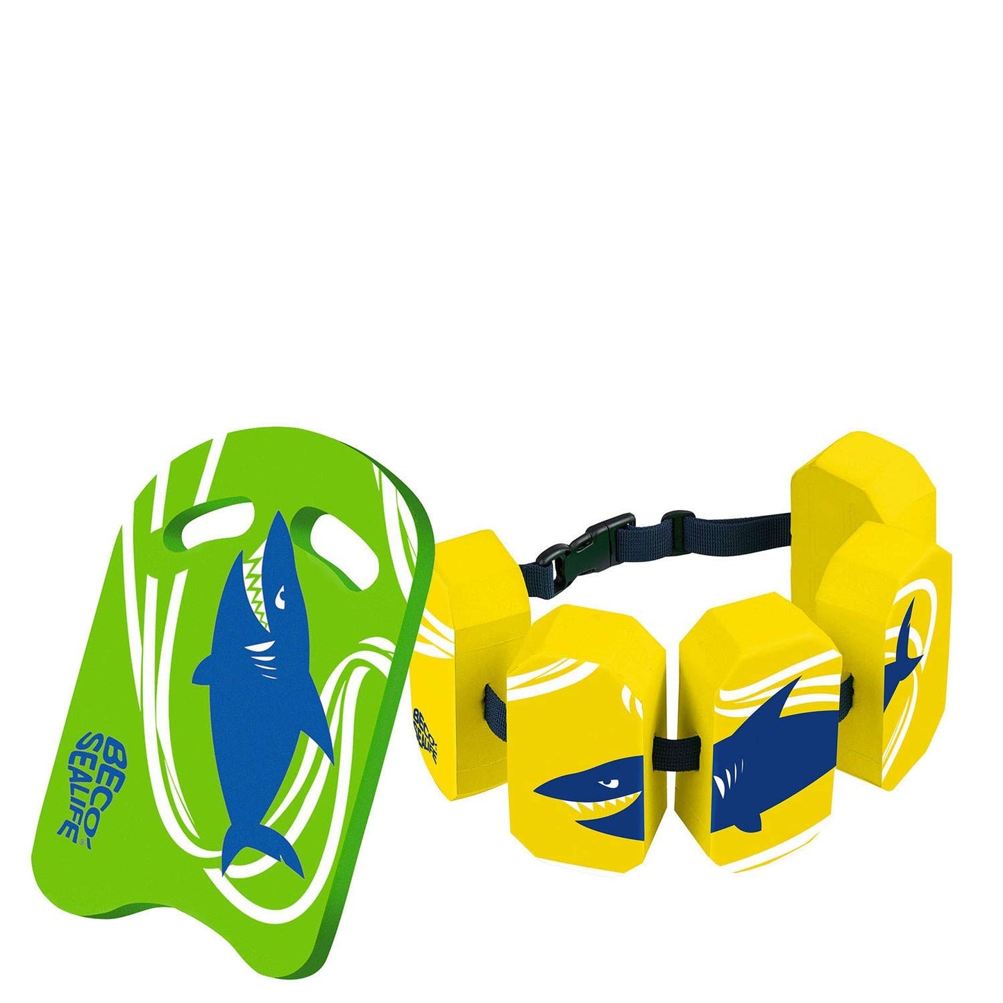 Kick Board Shark mit Schwimmgürtel