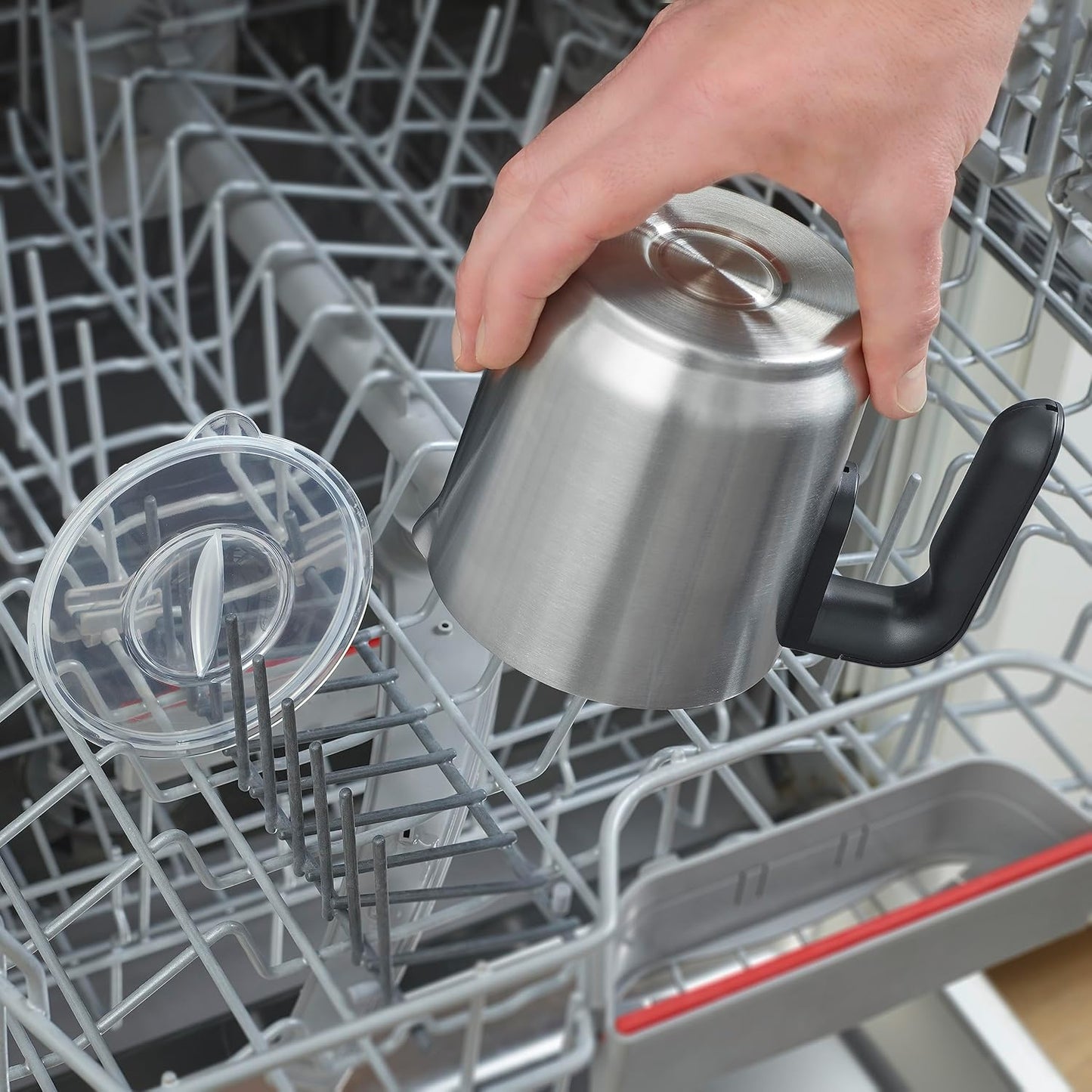 Elektrischer Milchaufschäumer SM 3588, Milchaufschäumer mit Behälter 300ml