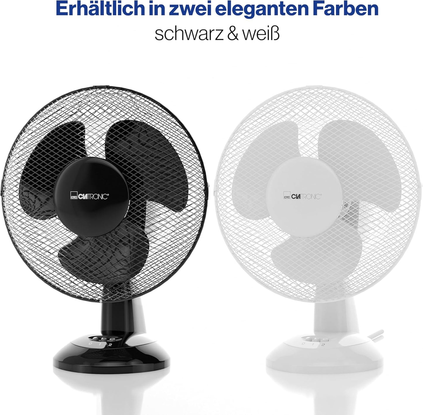 Tischventilator VL 3601, Weiss