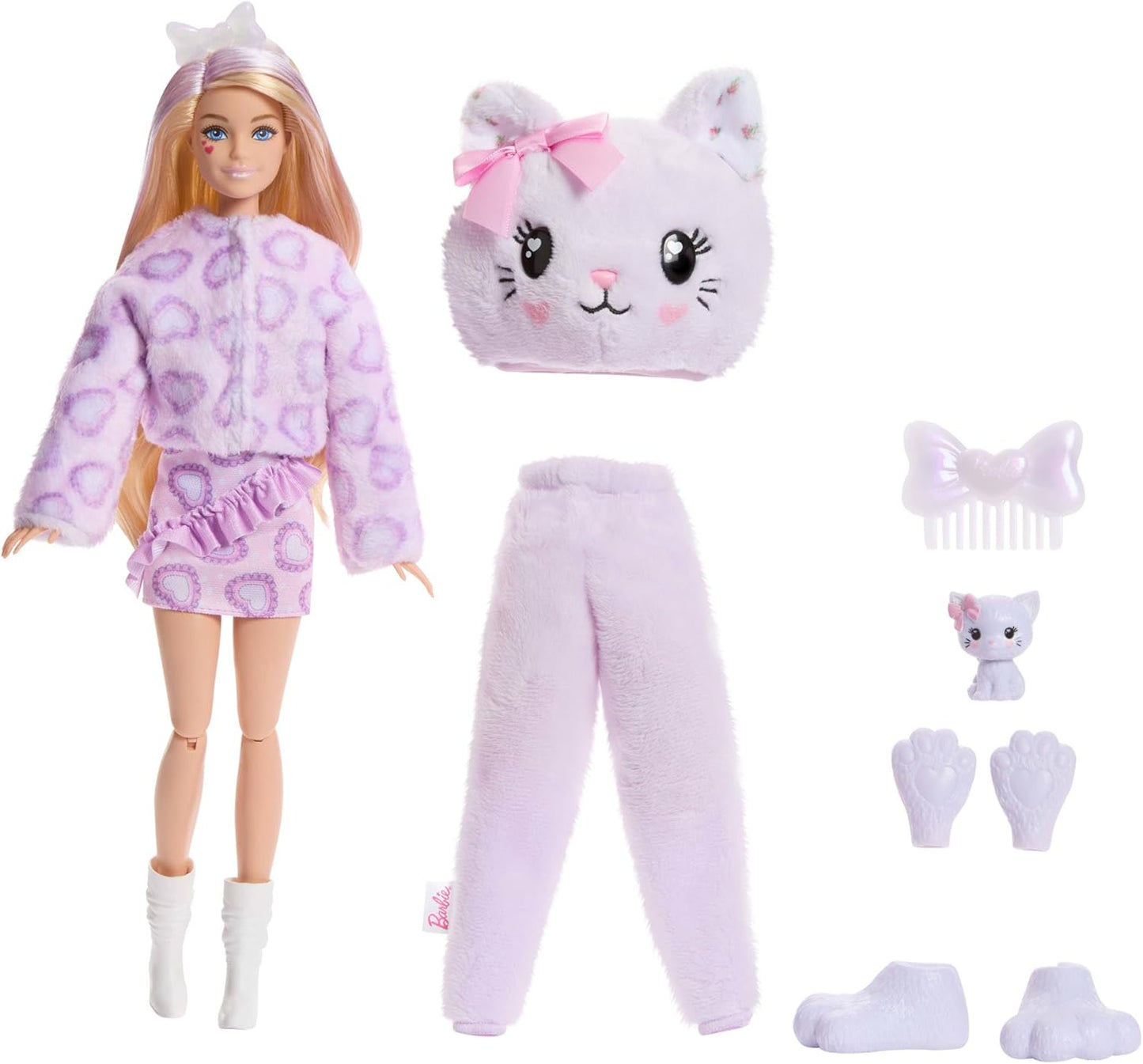 Cutie Reveal Puppe & Zubehör, Violett