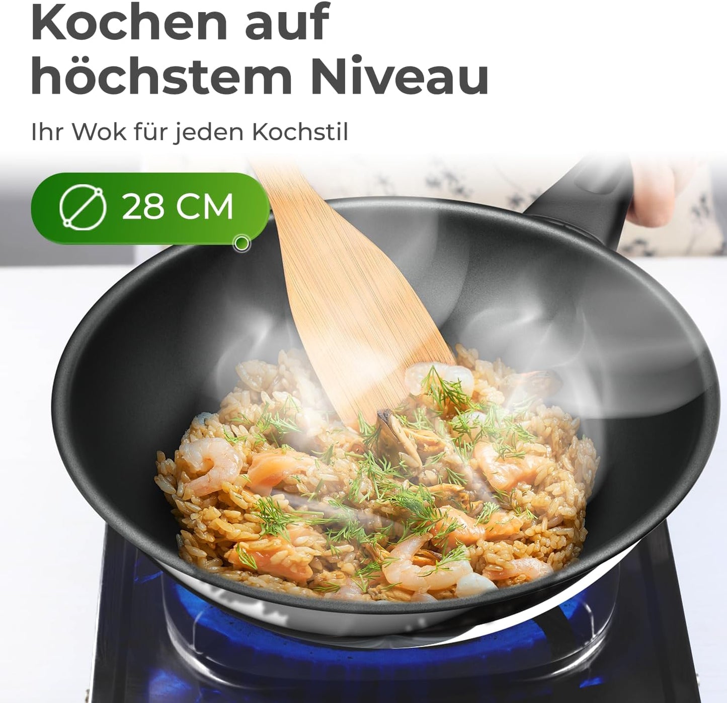 Edelstahl-Wok, Wok Wok