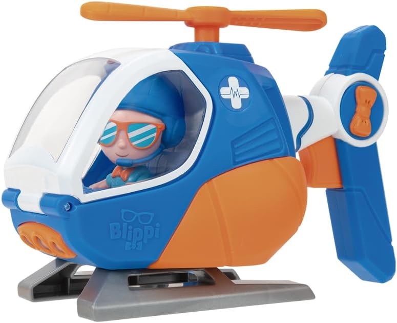 Rettungshubschauer mit Pilot