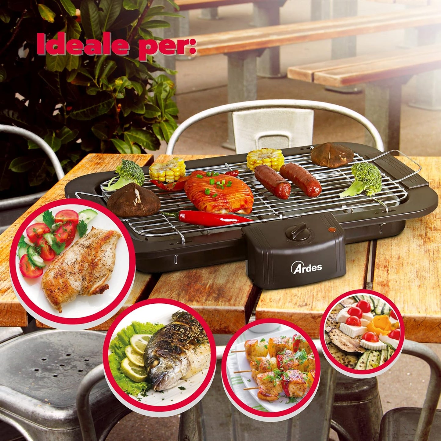 Elektrogrill AR1B01, ElektroGrill 2200W