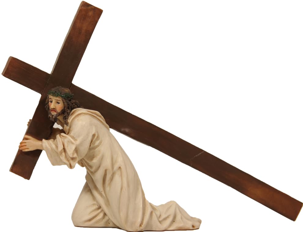 Passionsfigur - Jesus unter dem Kreuz