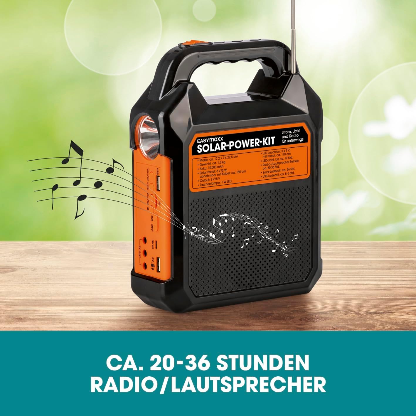 Solar-Generator Kit, 4.500 mAh
