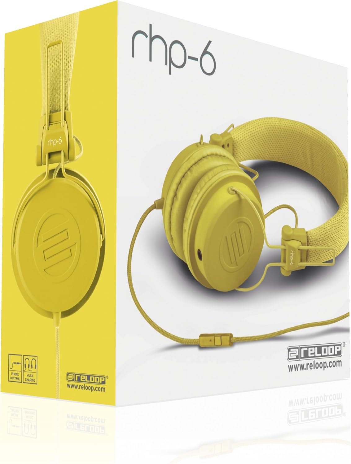 Rhp-6 DJ- und Lifestyle-Kopfhörer mit abgestimmtem Sound, Gelb