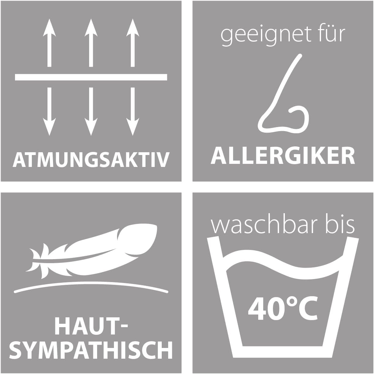 2-teiliges Sitzkissen-Set, 40x40 cm 2er Set Türkis