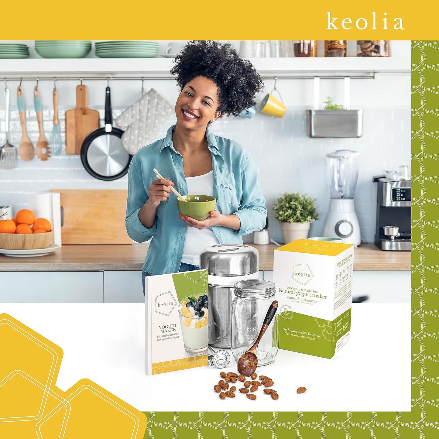 Joghurtbereiter-Starter-Set, Yellow