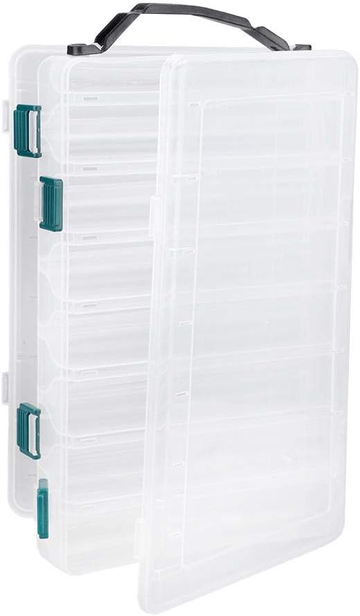 Doppelseitige Köderbox mit 14 Slots, 14 Slots