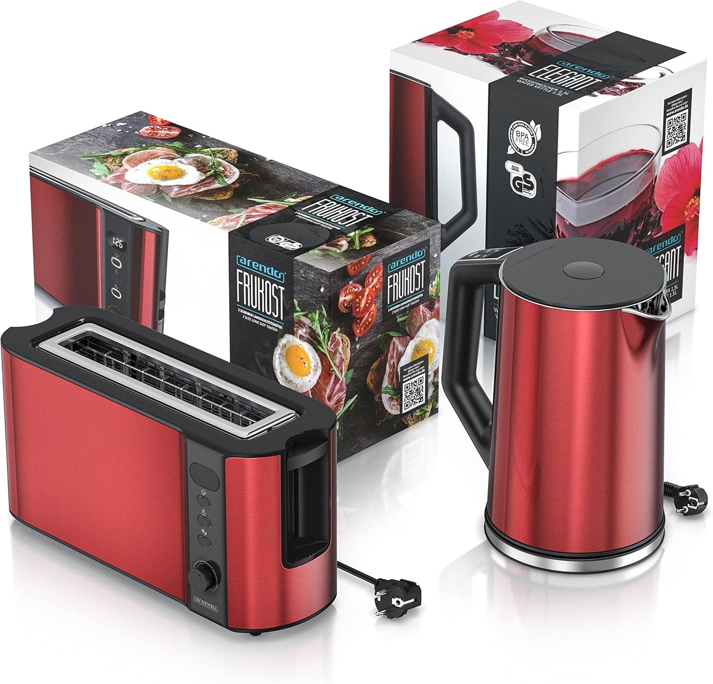 Wasserkocher mit Toaster Set