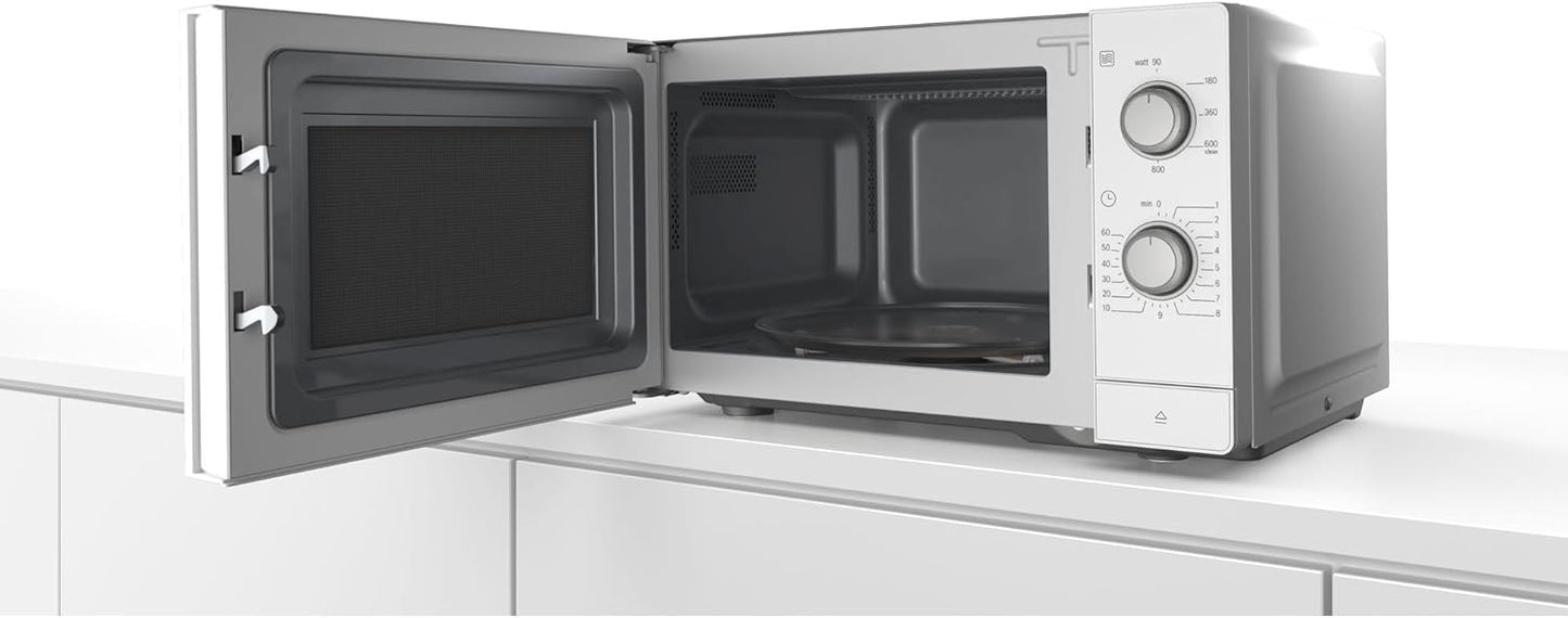Freistehende Mikrowelle FFL020MW0 mit AutoPilot 7, Weiss (Neu) ohne Automatikprogramme Single