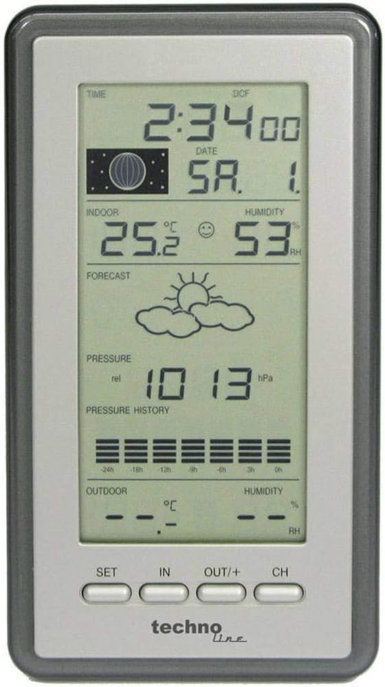 Wetterstation WS 9040-IT mit Aussensender, Temperaturanzeige