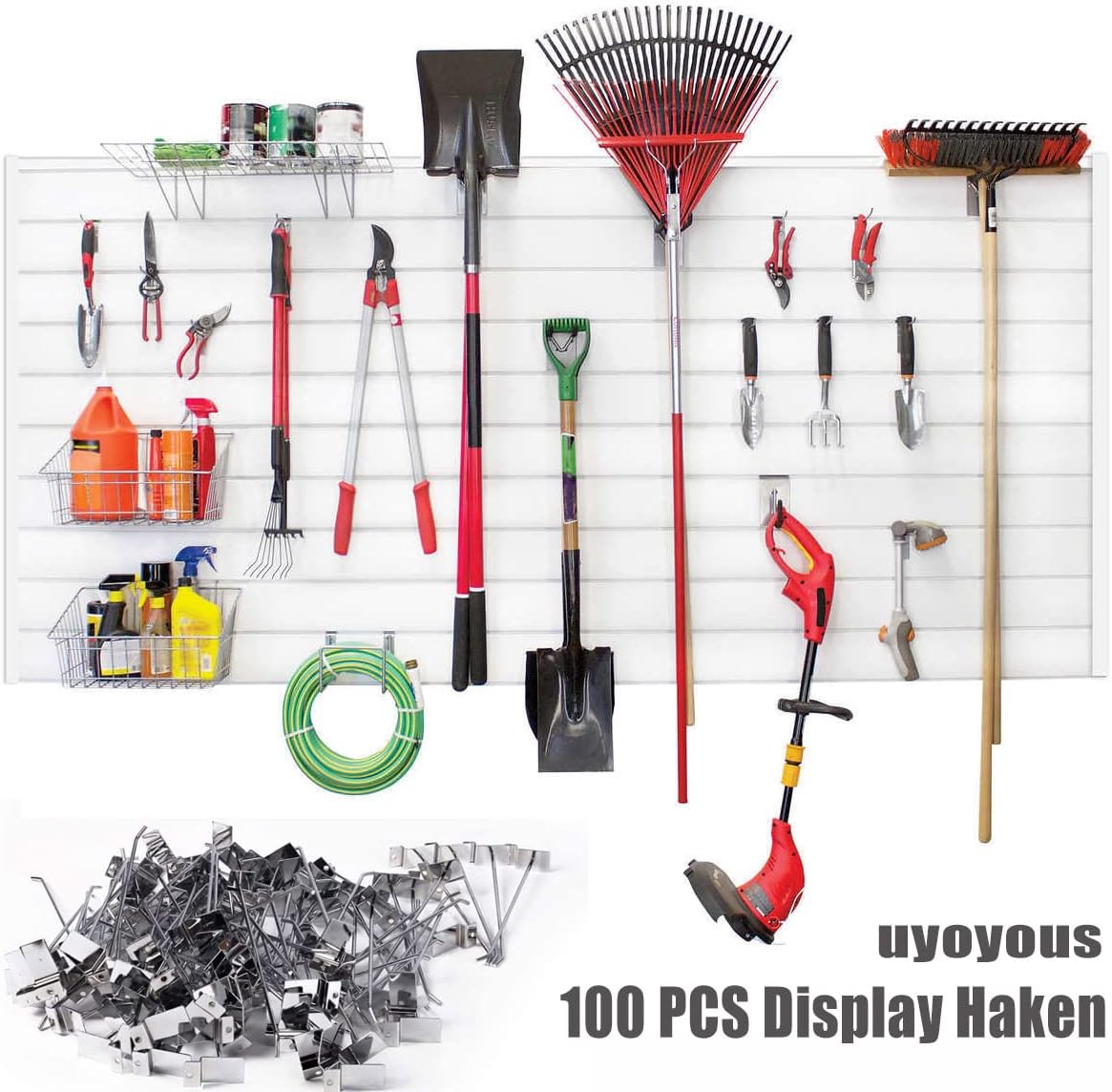Display Haken für Lamellenwand (100 Stück, 20 cm), 20CM