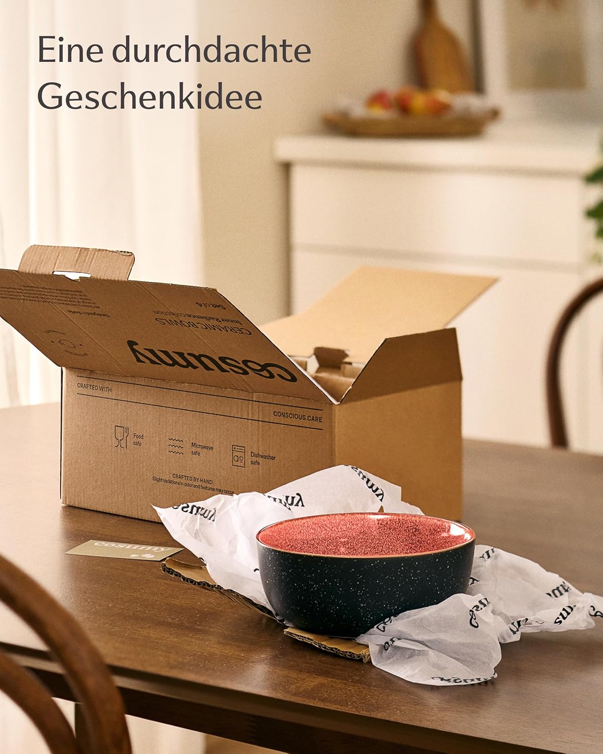 4er Müslischalen-Set, Müslischalen 800 ml