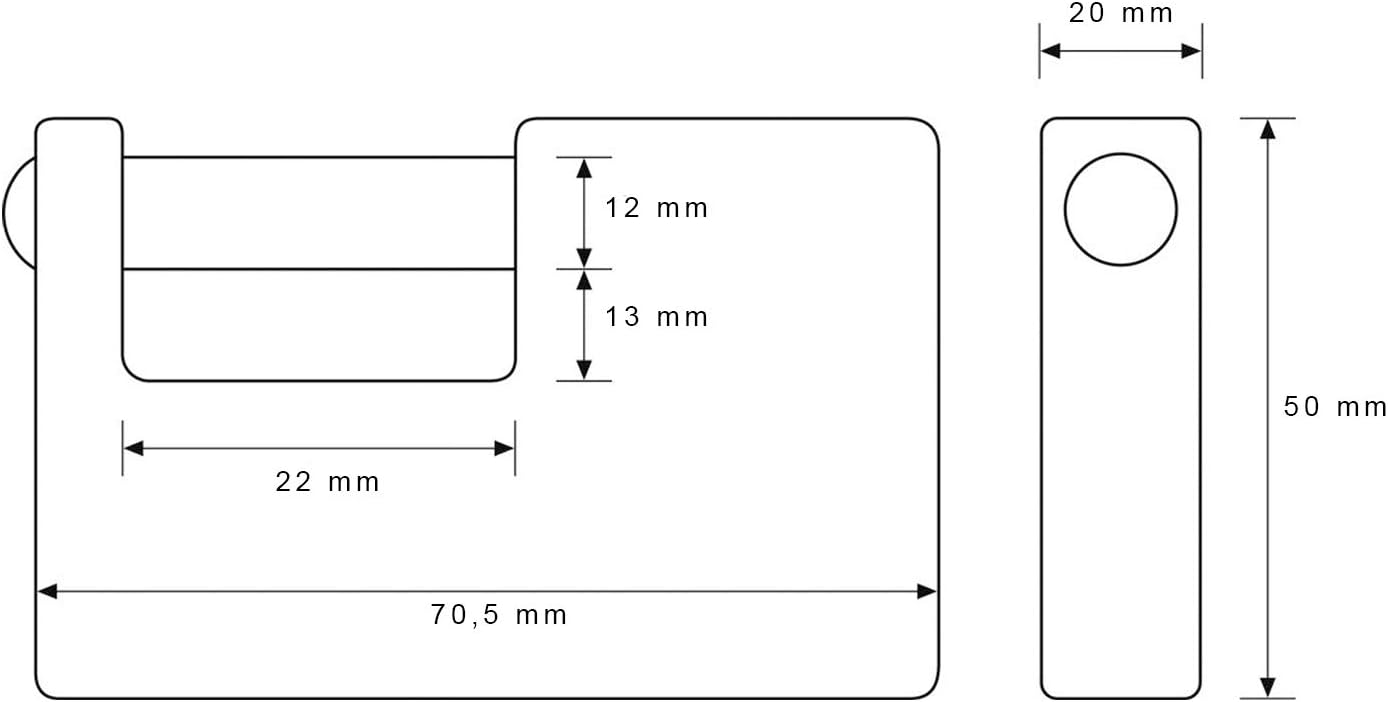 82/70, 70mm / verschiedenschliessend