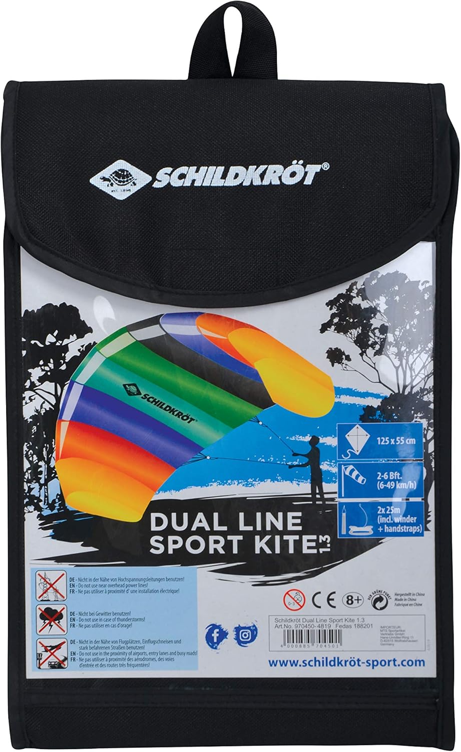 Dual Line Sport Kite Lenkmatte 1.3 Set, Dual Line Sport Kite 1.3, 970450