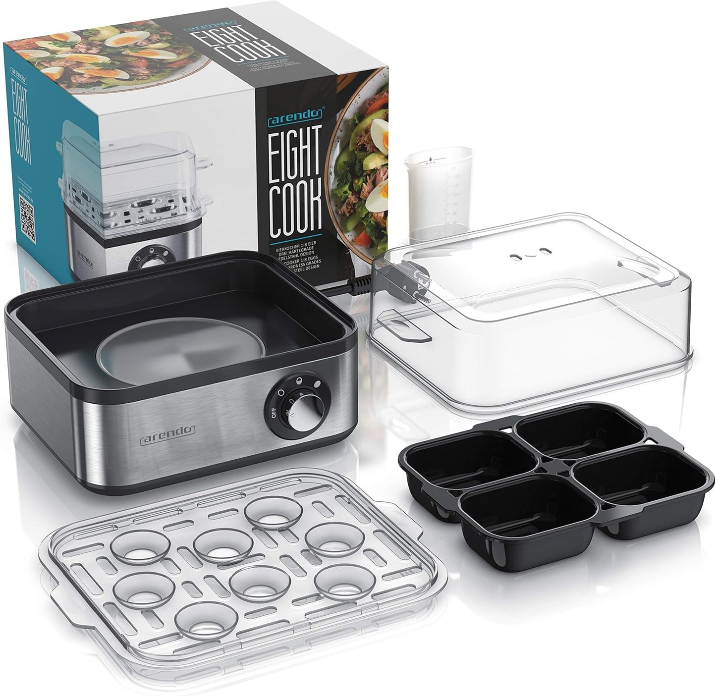 Eierkocher Eight Cook, Silber
