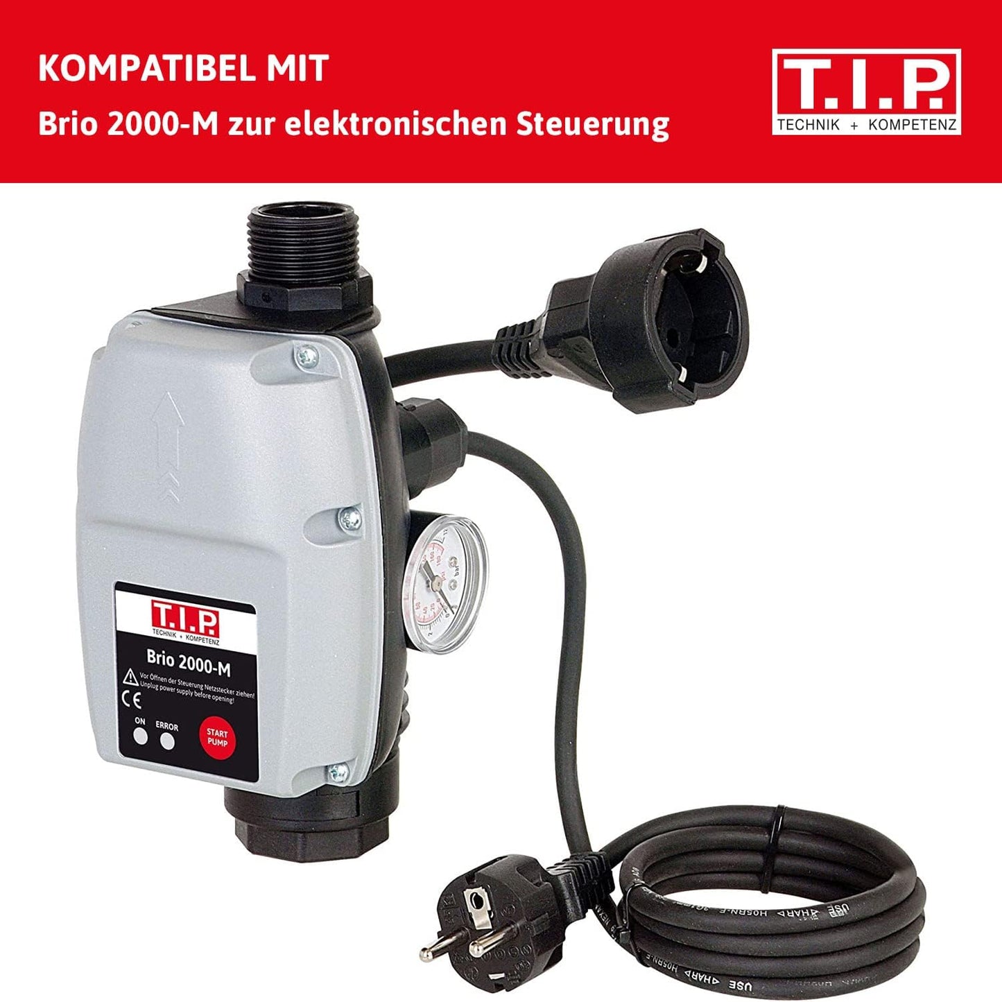 30136 Tauchdruckpumpe Drain 6000/36, Fördermenge 6.000 l/h Förderhöhe/Druck: 34 m / 3,4 bar Pumpe ohne Schlauch