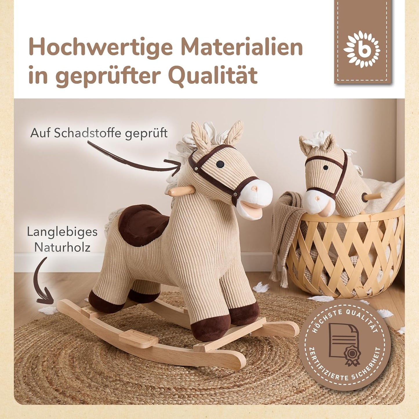 Schaukeltier Pferd Lucky, One Size - Standard Lucky