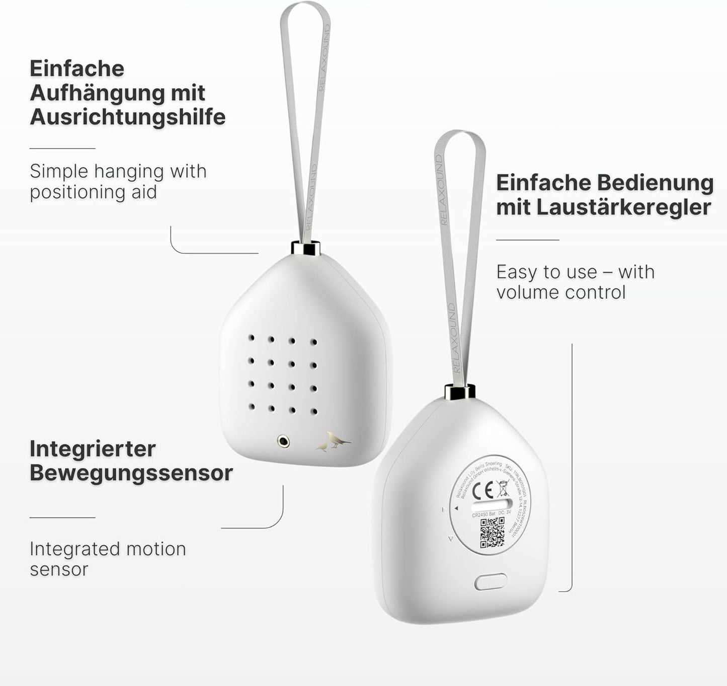 Zwitscherbox Lily Bells, Weiss