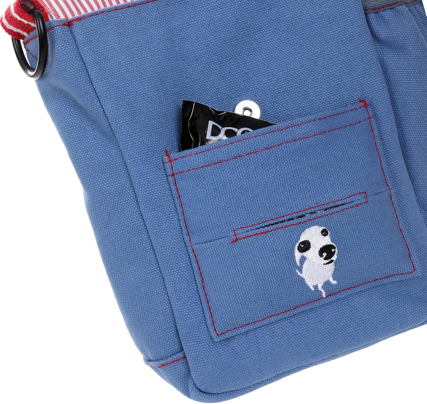 Walkie Umhängetasche für Hundeausflüge, Blau