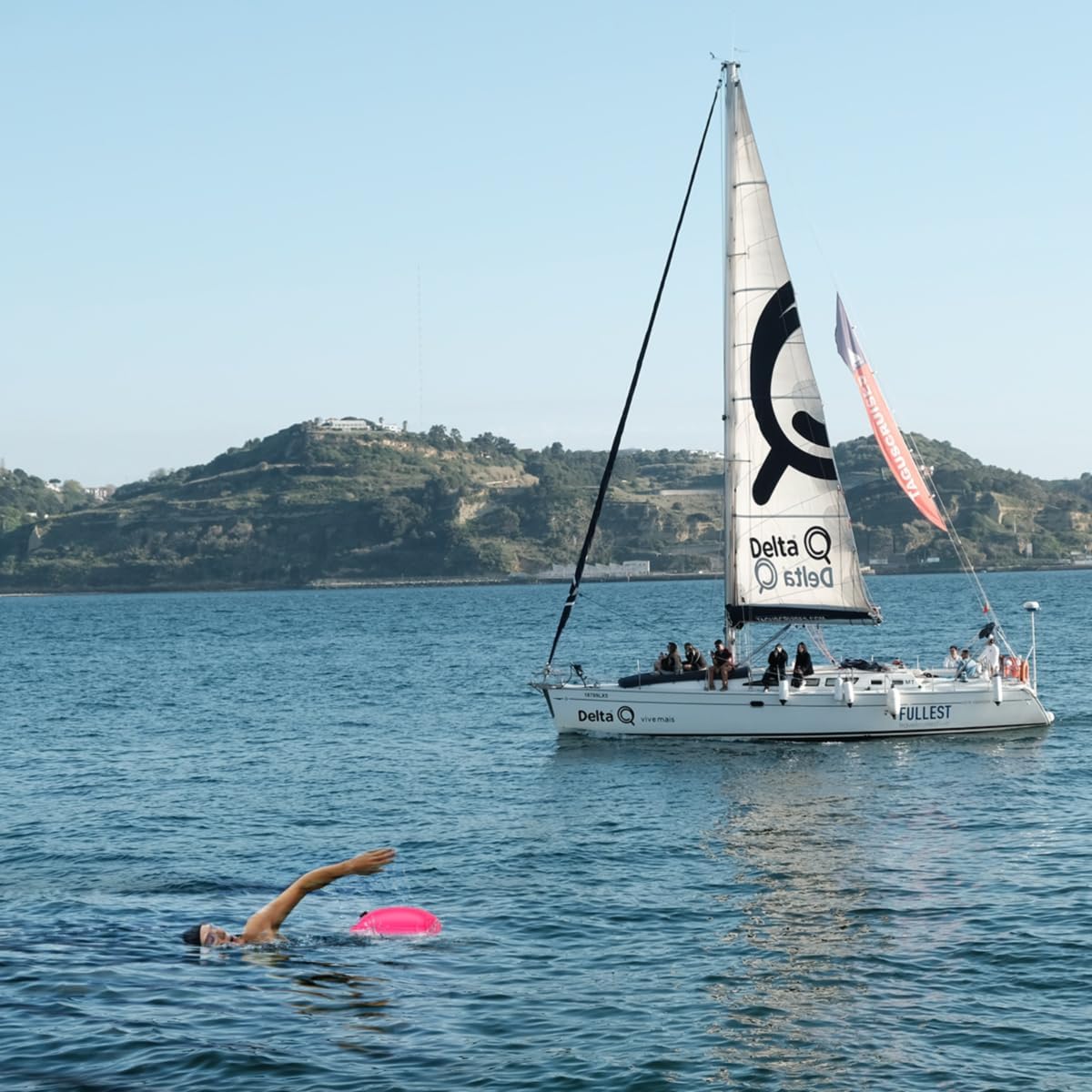 Aufblasbare Schwimmboje, Rosa