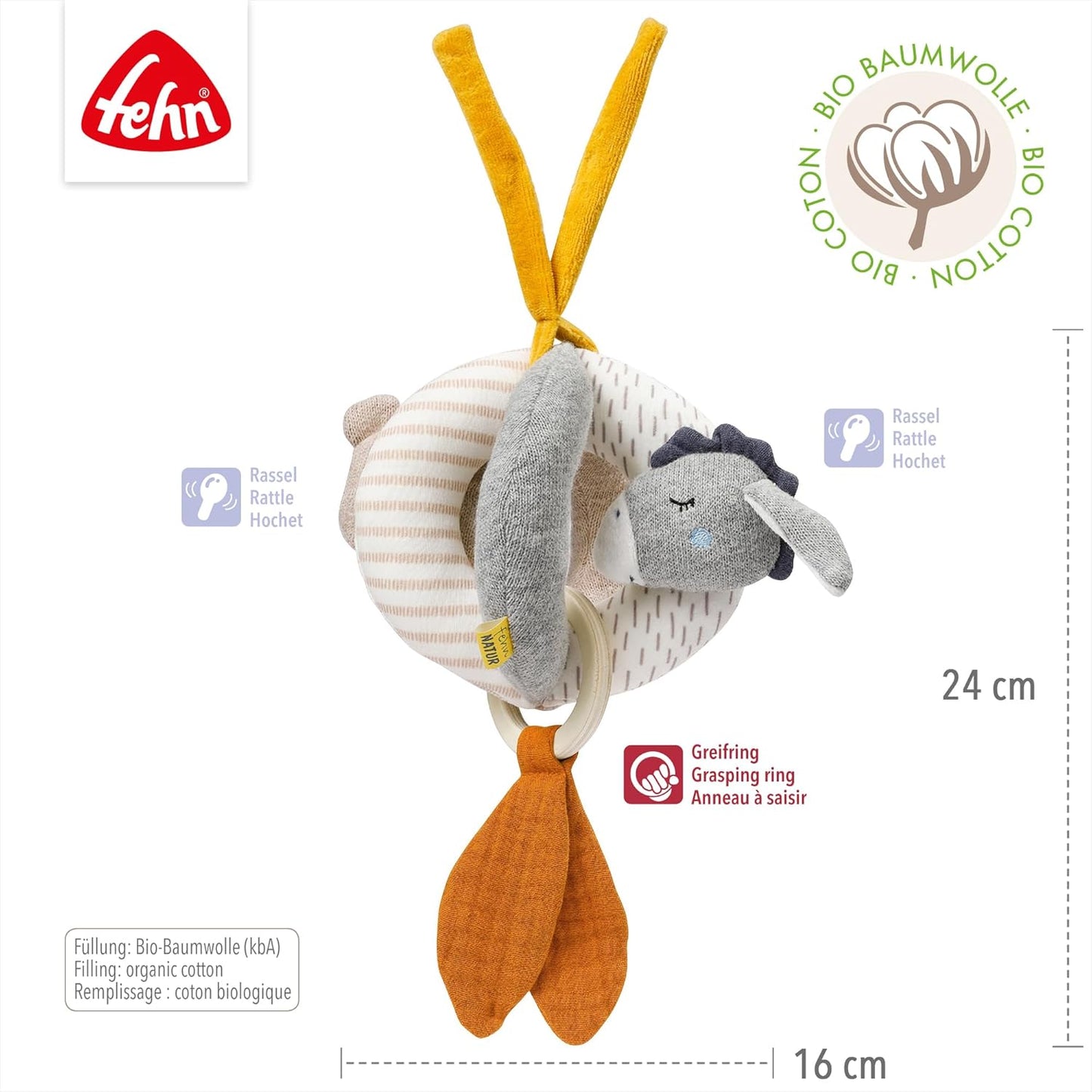 Greifball Esel & Teddy, Greifball NATUR